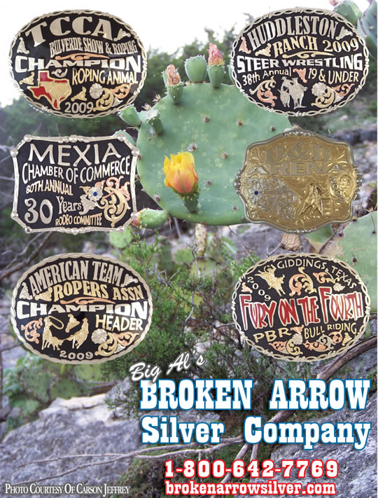 The latest Rodeo Belt Buckles from Broken Arrow Silver Company