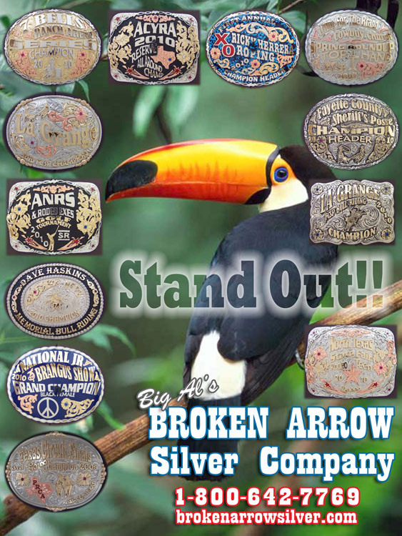 Stand out with Rodeo Belt Buckles from Broken Arrow Silver