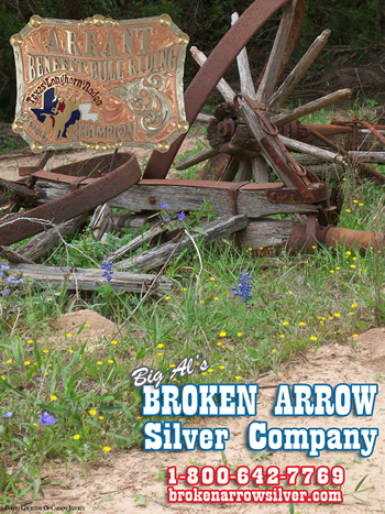 Merry Christimas from Broken Arrow Silver Company, Rodeo Belt Buckles, Custom Trophy Awards